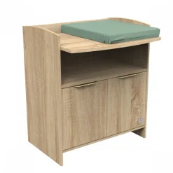 Commode 2 portes 1 niche dal integre azur