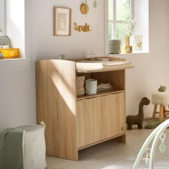 Commode 2 portes 1 niche dal integre azur