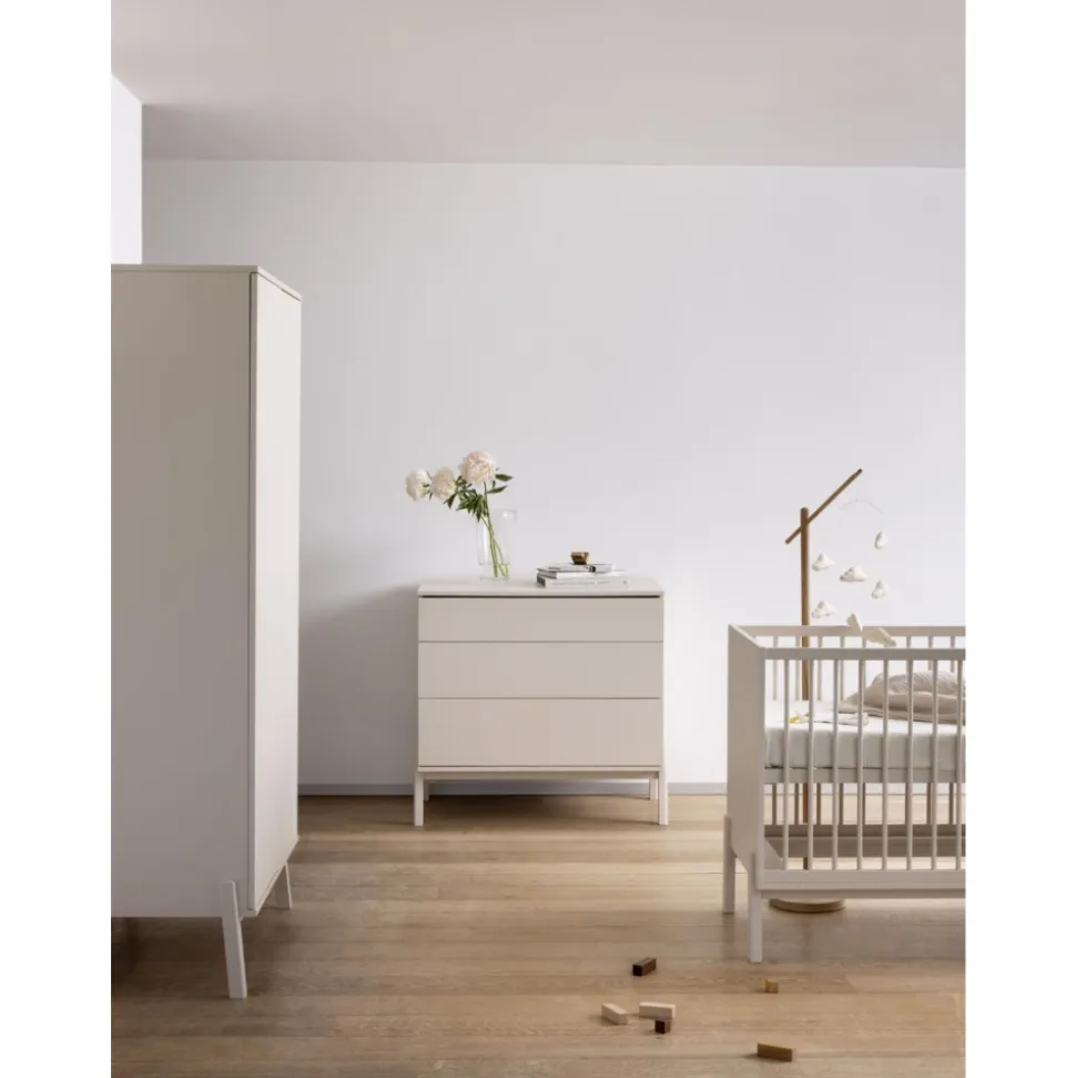 Commode 3 tiroirs ashi argile