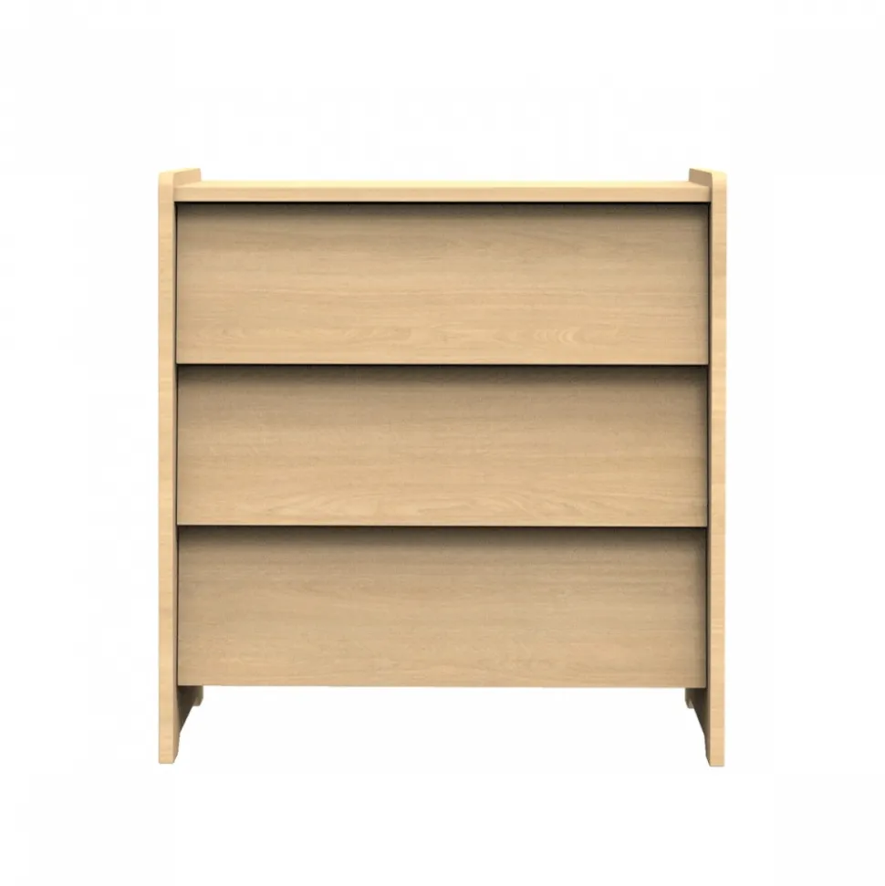 Commode 3 tiroirs cannelle