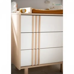 Commode 3 tiroirs nature
