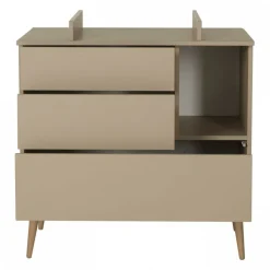 Commode 3 tiroirs 1 niche cocoon latte