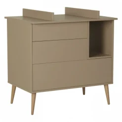 Commode 3 tiroirs 1 niche cocoon latte