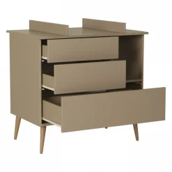 Commode 3 tiroirs 1 niche cocoon latte