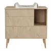 Commode 3 tiroirs 1 niche cocoon natural oak