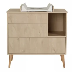 Commode 3 tiroirs 1 niche cocoon natural oak