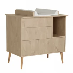 Commode 3 tiroirs 1 niche cocoon natural oak