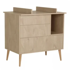 Commode 3 tiroirs 1 niche cocoon natural oak