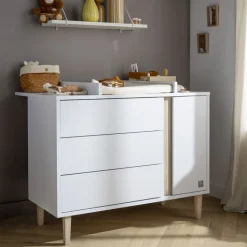 Commode 3 tiroirs 1 porte paloma