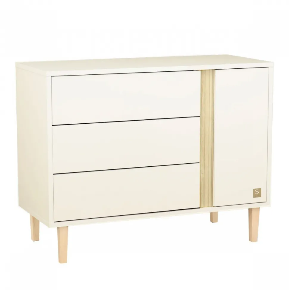Commode 3 tiroirs 1 porte paloma