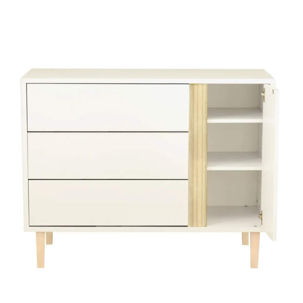 Commode 3 tiroirs 1 porte paloma