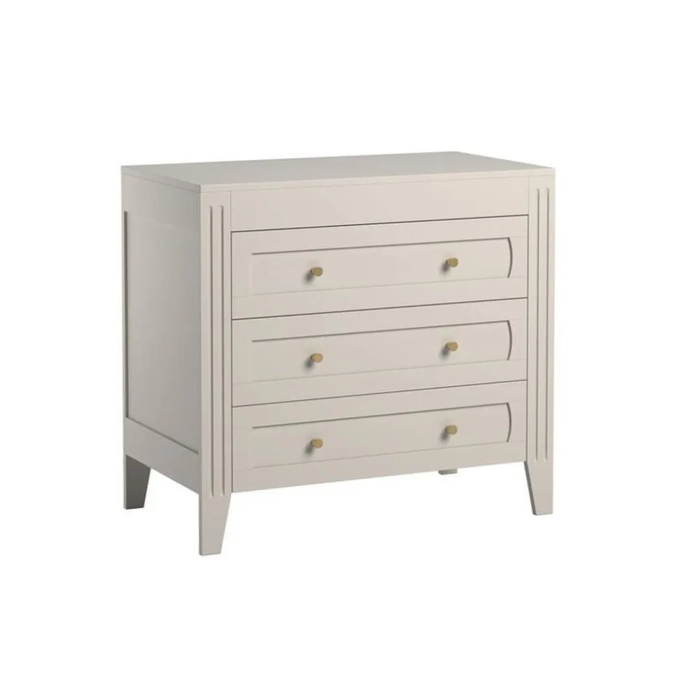 Commode à tiroirs sable beige - collection milenne