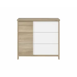 Commode 3 tiroirs sacha chêne