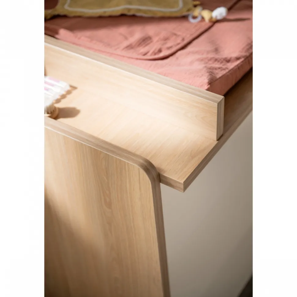 Commode 3 tiroirs vanille
