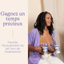 Compresses d'allaitement 3-en-1 chaud/froid réutilisables