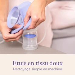 Compresses d'allaitement 3-en-1 chaud/froid réutilisables