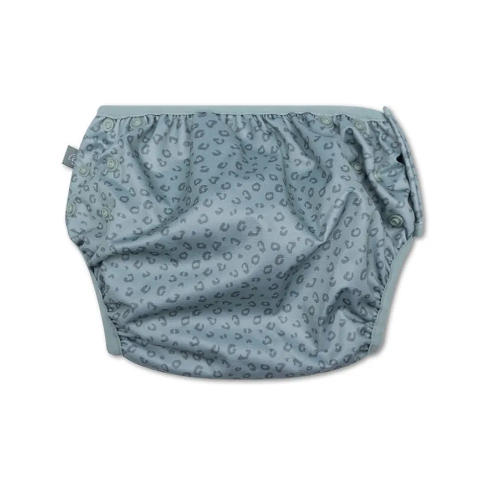 Couche de bain lavable 0-3 ans léopard vert