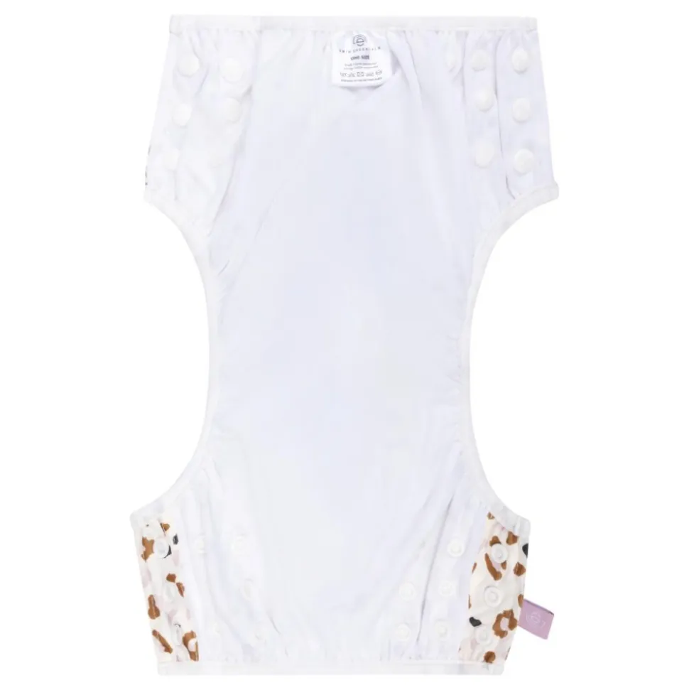 Couche de bain lavable léopard kaki 0-3 ans