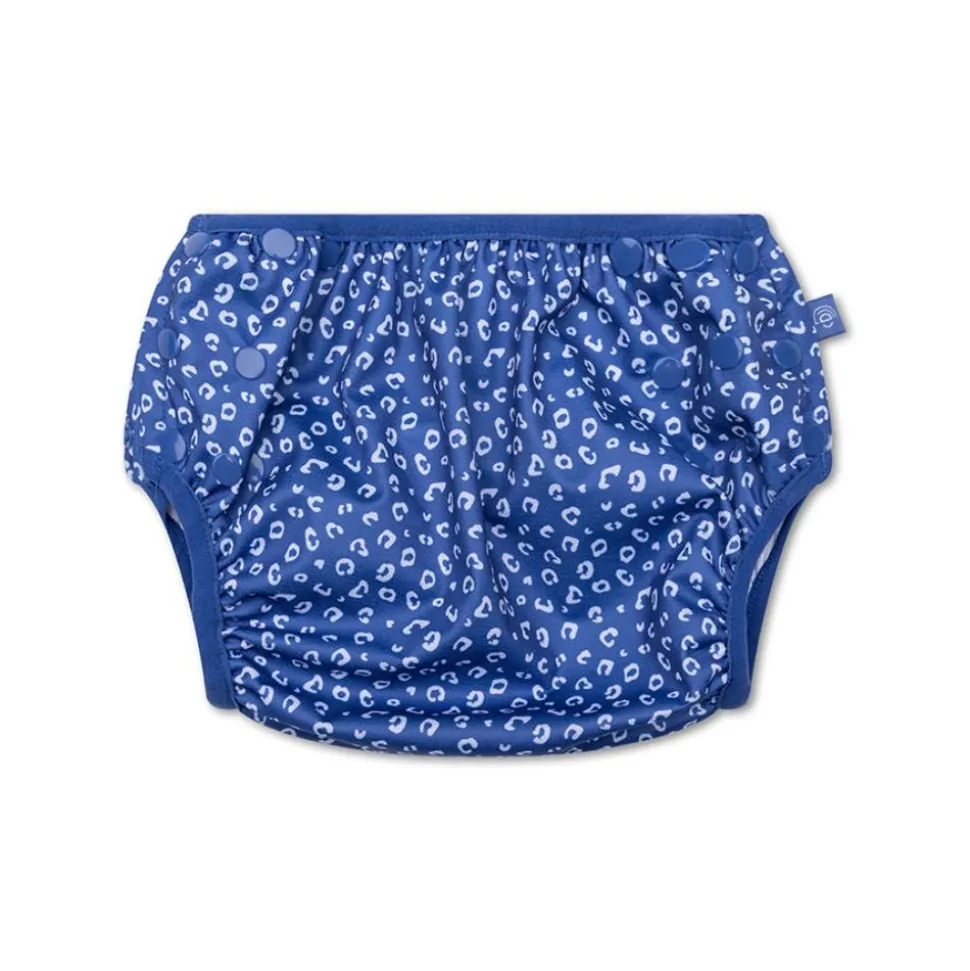 Couche de bain lavable léopard bleu 0-3 ans