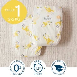 Couches bébé taille 1 pack 1 mois 168 couches