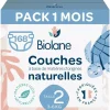 Couches bébé taille 2 pack 1 mois 168 couches