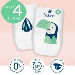 Couches culottes bébé taille 4 pack 1 mois 126 couches