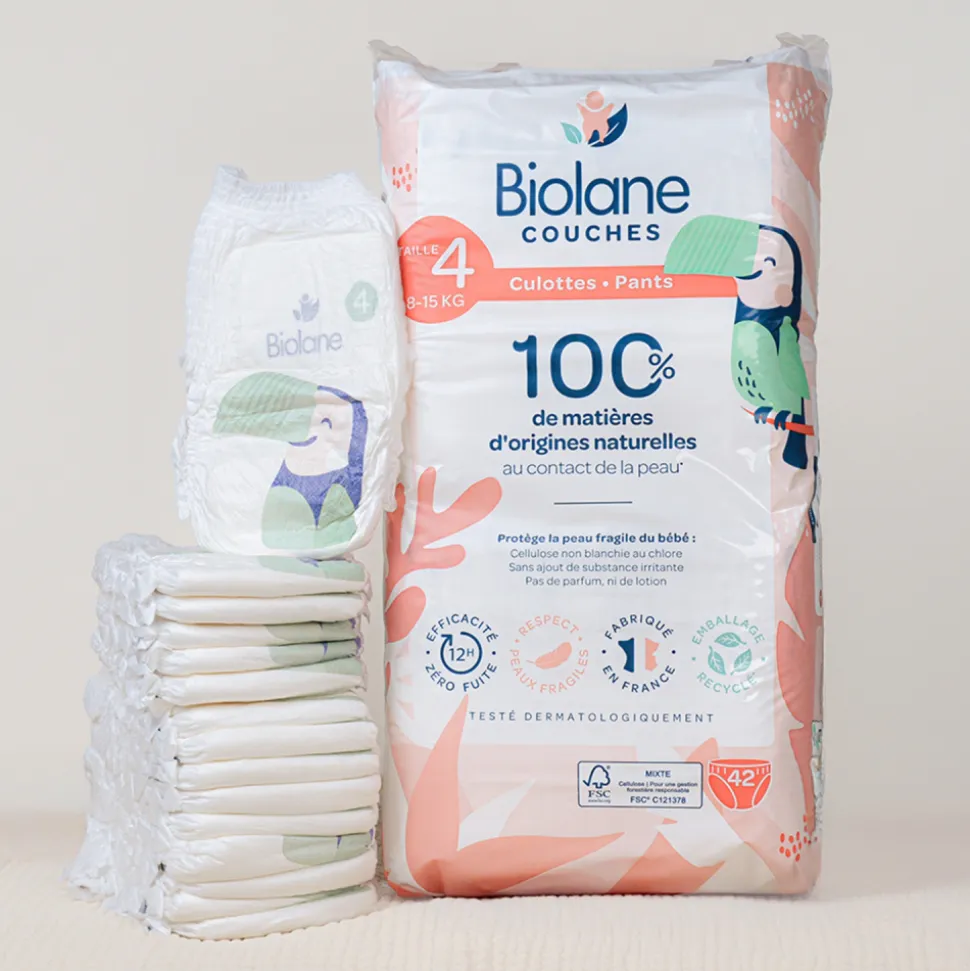Couches culottes bébé taille 4 pack 1 mois 126 couches