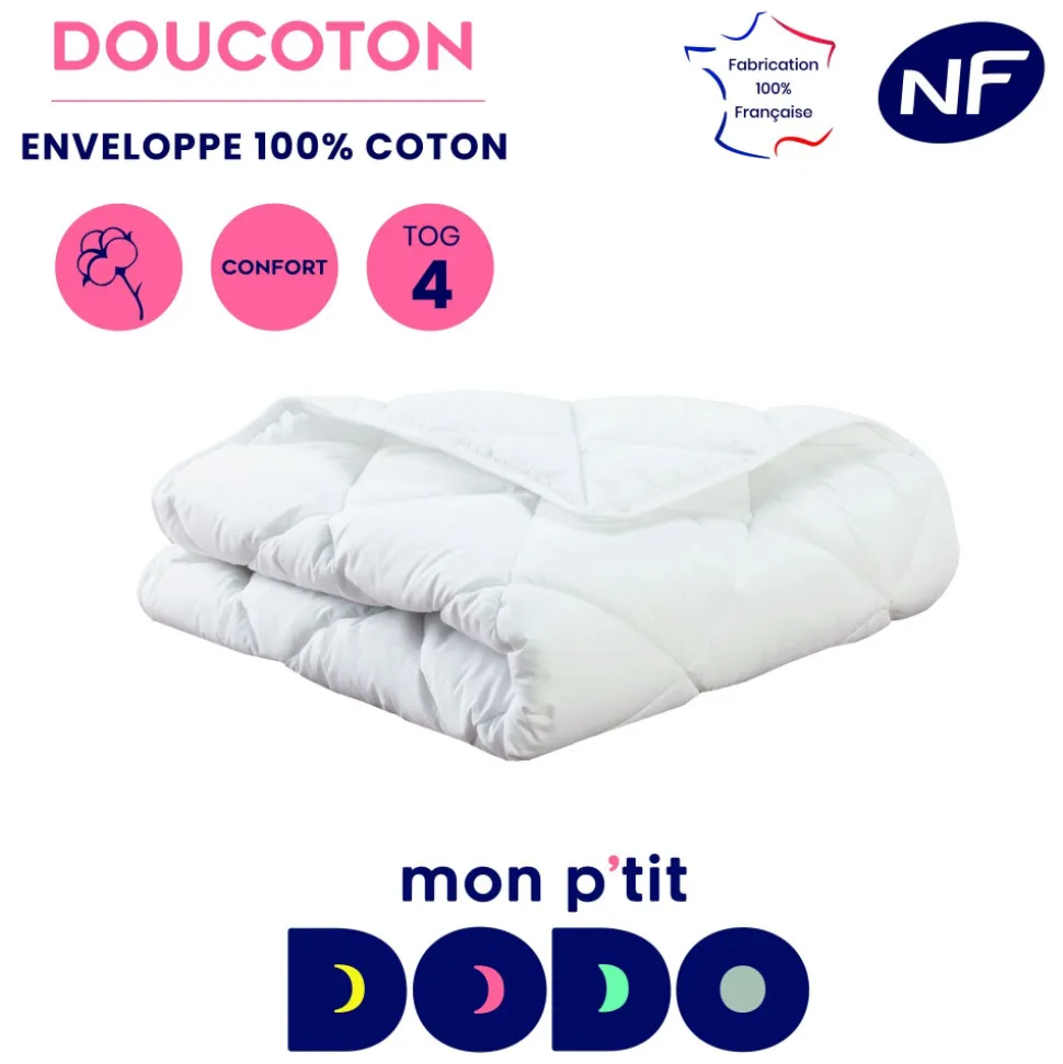 Couette bébé 75x120 blanc