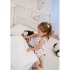 Couette pour enfant 100 x 140 cm en coton bio blanc