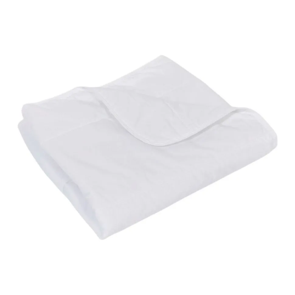 Couette pour enfant 100 x 140 cm en coton bio blanc