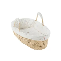 Couffin bali, moka & snow en veloudoux naturel