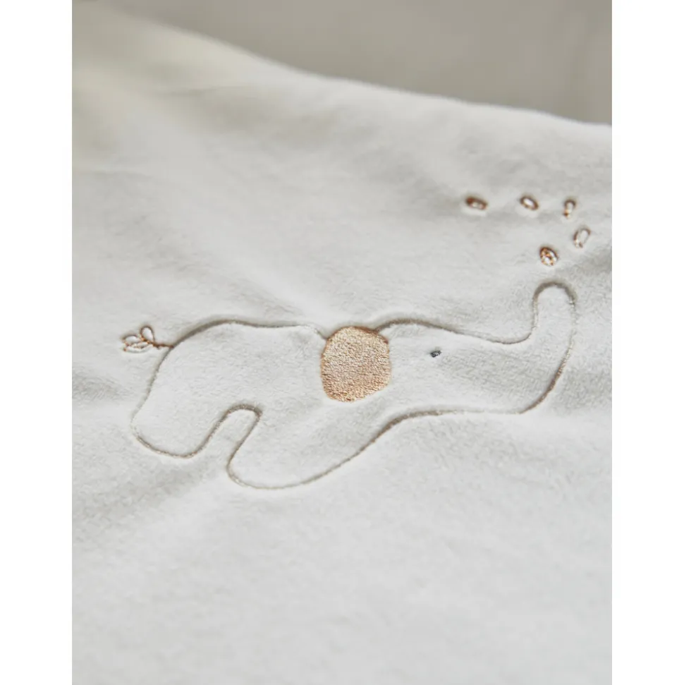 Couffin bali, moka & snow en veloudoux naturel