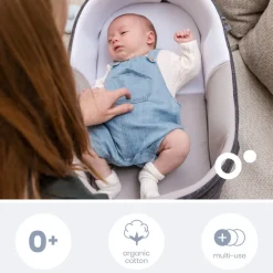Couffin bébé nest & go grey
