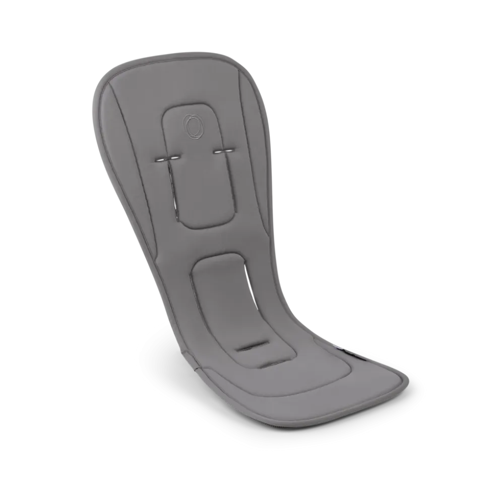Coussin confort réversible pour poussette bugaboo gris lune