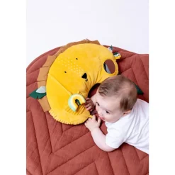 Coussin d'activités - mr. lion jaune