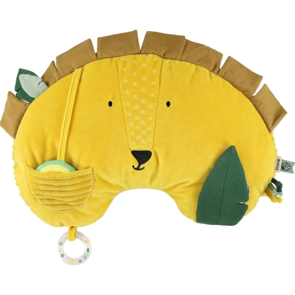 Coussin d'activités - mr. lion jaune