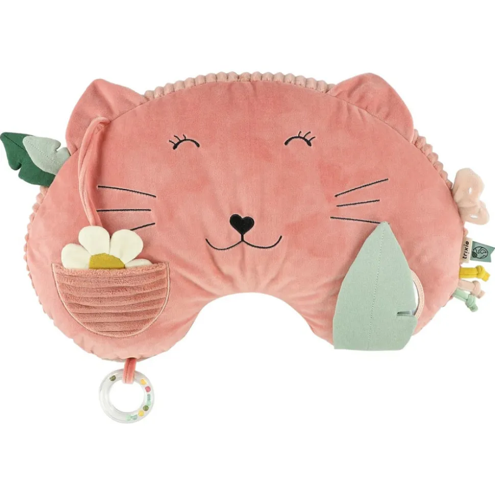 Coussin d'activités - mrs. cat rose
