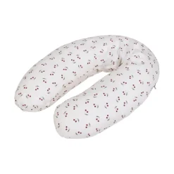 Coussin d'allaitement cerises