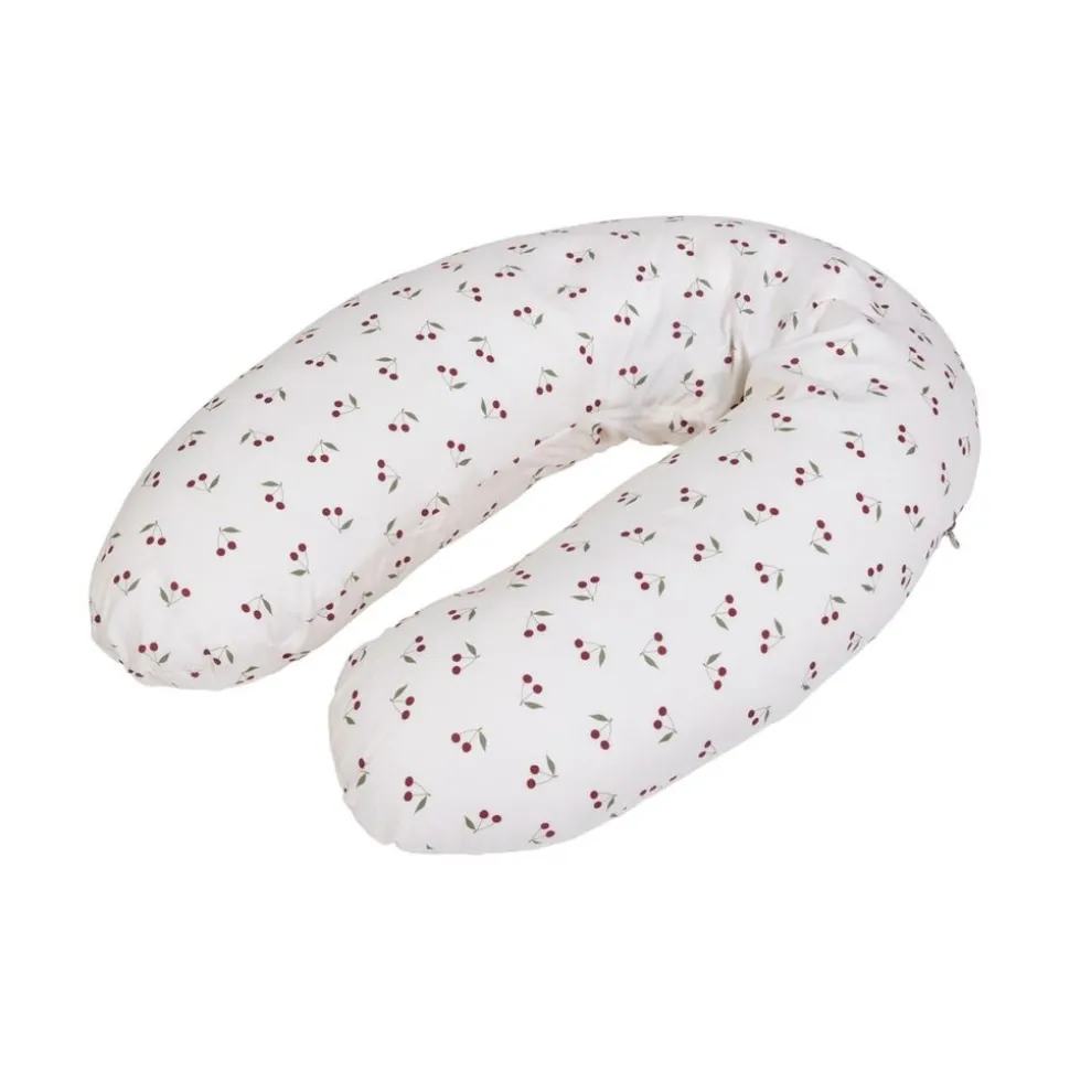 Coussin d'allaitement cerises