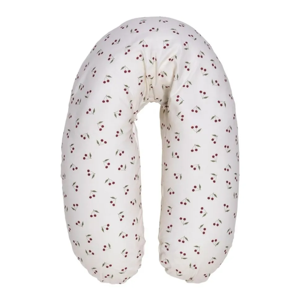 Coussin d'allaitement cerises