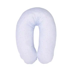 Coussin d'allaitement 190 cm bleu