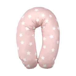 Coussin d'allaitement 190 cm rose