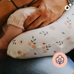 Coussin d’allaitement compact softy peaches
