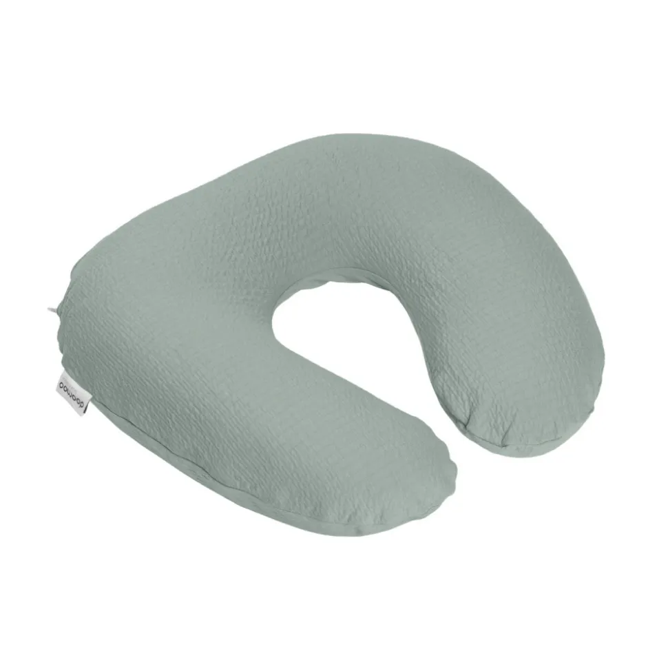 Coussin d’allaitement compact softy tetra jersey green
