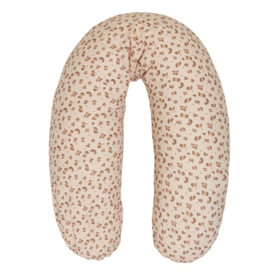 Coussin d'allaitement jersey léopard