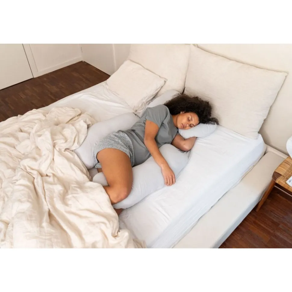 Coussin d'allaitement maxxy little dots grey
