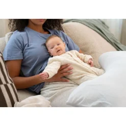 Coussin d'allaitement maxxy little dots grey