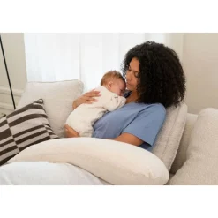Coussin d'allaitement maxxy mini flowers sand