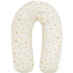 Coussin d'allaitement microbille arc-en-ciel