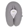 Coussin d'allaitement multirelax+ jersey gris chiné / lapins